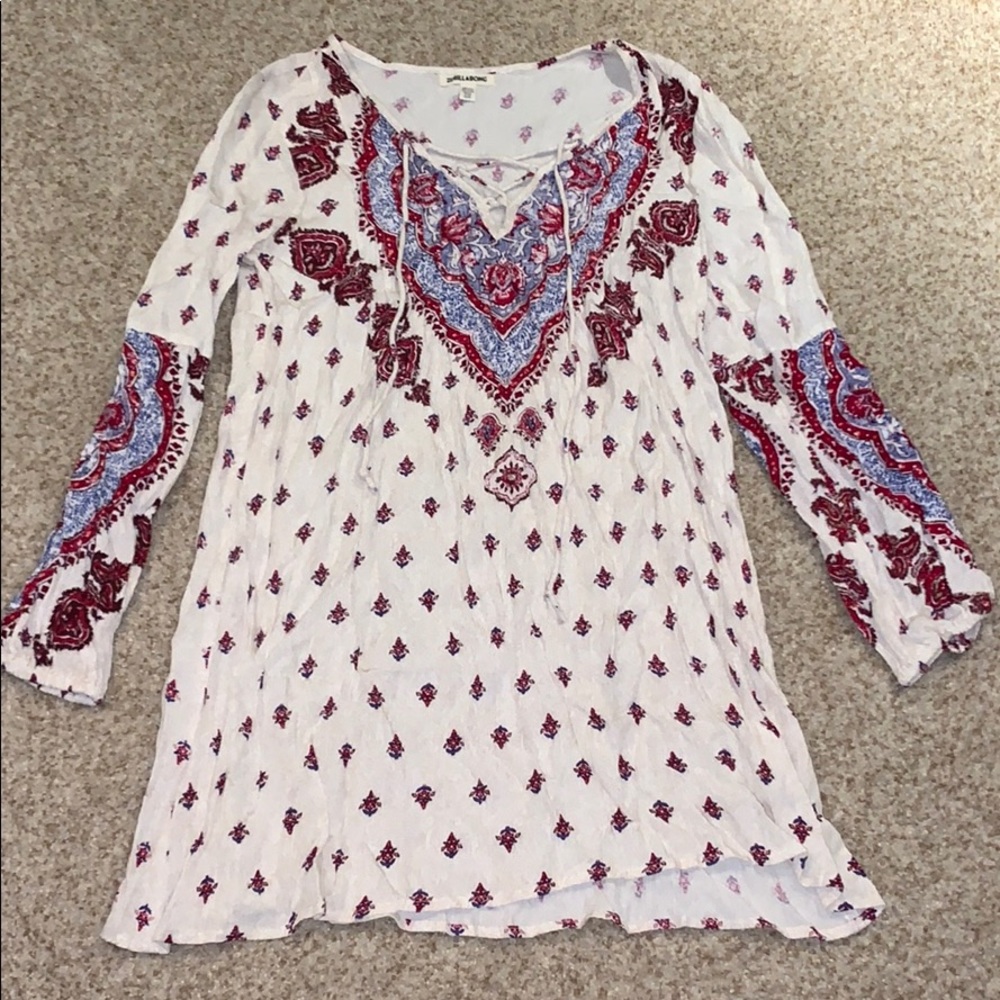billabong medium swim suit cover up